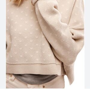 Free People Easy Street Cropped Sweater